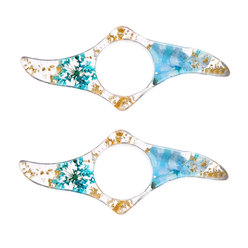 Dried Flower Bookmark - ที่คั่นหนังสืออะคริลิคแบบนิ้วโป้ง ที่วางดอกไม้แห้ง ที่คั่นหนังสือแบบนิ้วโป้งอเนกประสงค์ ที่ยึดหน้าหนังสือแบบเรียบ สำหรับนักเรียน