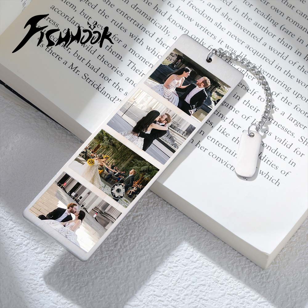 Custom Photo Book - ที่คั่นหนังสือคู่รัก พิมพ์รูปภาพตามสั่ง ของขวัญแต่งงาน/วาเลนไทน์ สำหรับผู้ชาย ผู้หญิง ครอบครัว