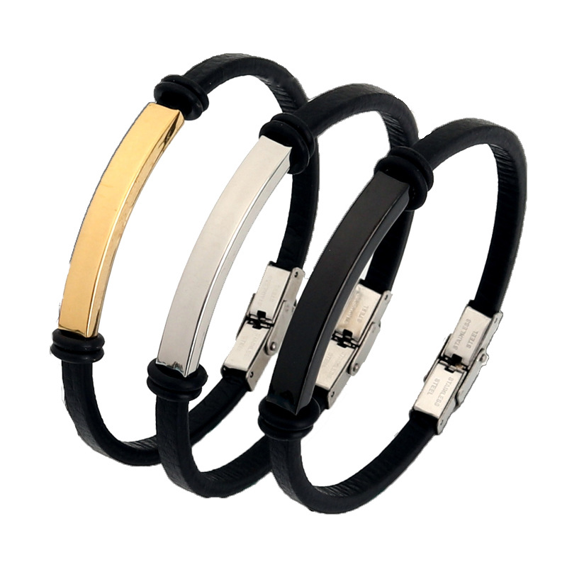 กำไลข้อมือหนังปรับชื่อได้บางสไ - Coordinates Bracelet บทวิจารณ์และราคา