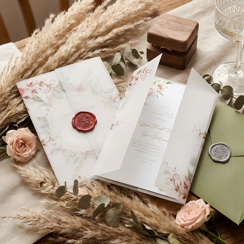 50 ชิ้น 13x18 ซม.ซองจดหมายโปร่ - Wax Seal Letter Kit บทวิจารณ์และราคา